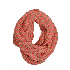 LUCE KNITTED SNOOD NEON PINK