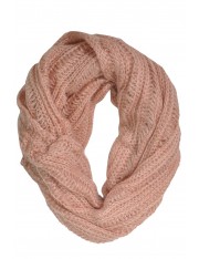 LUCE KNITTED SNOOD BLUSH PINK