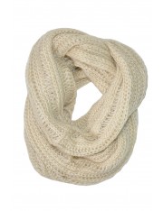 LUCE KNITTED SNOOD WARM BEIGE