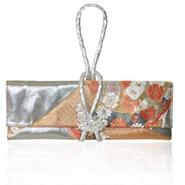 FLOWER GARDEN.1 OBI KNOT LEATHER STRAP CLUTCH - Sold Out