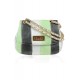 ISABELLA HAND-PAINTED LEATHER BAG SILVERY LIME