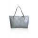 ANNALISE LEATHER TOTE CERULEAN BLUE