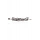 CLARA CRYSTAL ANTHRACITE CHAINED BRACELET