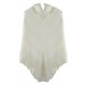 CHELSEA KNIT PONCHO WHITE - Sold Out
