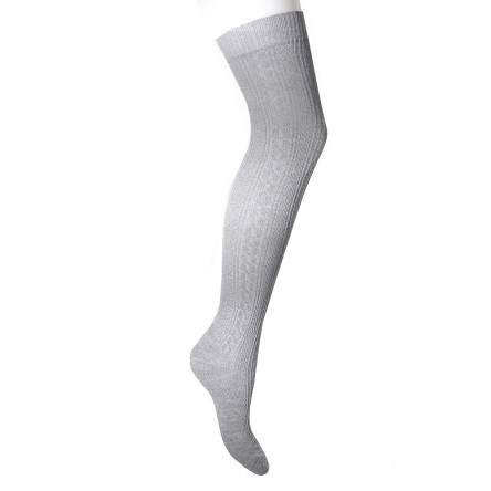 SOFT-RIBBED ABOVE THE KNEE SOCKS