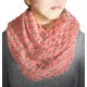LUCE KNITTED SNOOD NEON PINK