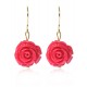 BLOOM COLLECTION: ROSE CORAL EARRINGS BLUSH PINK