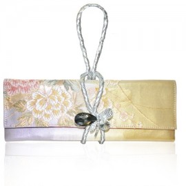 DHALIA.1 OBI KNOT LEATHER STRAP CLUTCH - Sold Out