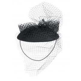 MINNY HAT WITH TULLE VEIL