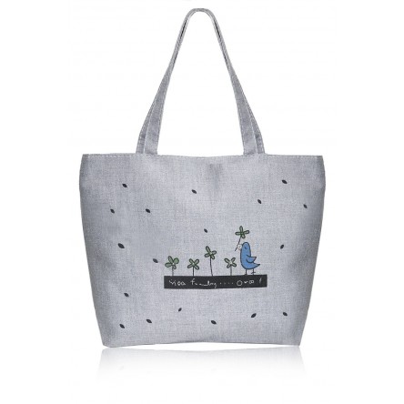 MILLY LIL BIRD CANVASS TOTE 