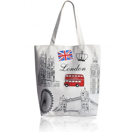 LOVE LONDON CANVASS TOTE 