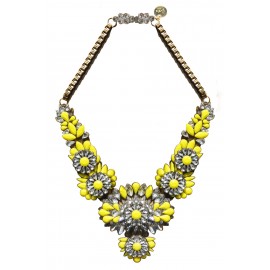 ALIX CRYSTALIZED STATEMENT NECKLACE