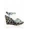 ELAPHE SPARKLING LEATHER WEDGES