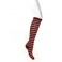 SOFT-KNIT CANDY STRIPED SOCKS