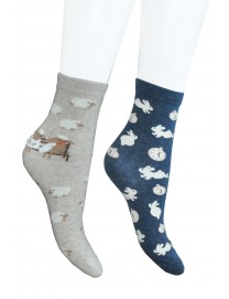 SET OF 2 SWEET COTTON SOCKS - Sold Out