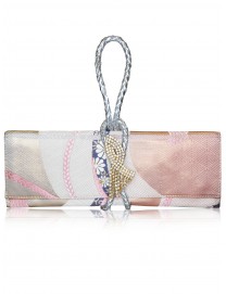 Ai.2 Obi Knot Leather Straps Clutch Bag