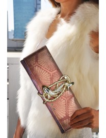 Maya.1 Obi Knot Leather Strap Clutch