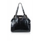 Kaia Leather Bag Jet Black