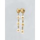 Roman Gold Pendant Earrings